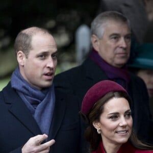 Le prince William, duc de Cambridge, Catherine Kate Middleton, la duchesse de Cambridge - La famille royale britannique se rend à la messe de Noël à l'église Sainte-Marie-Madeleine à Sandringham, le 25 décembre 2018.