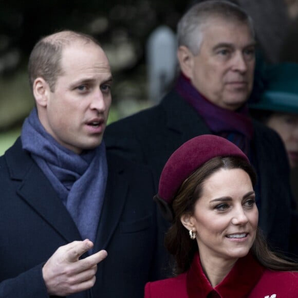 Le prince William, duc de Cambridge, Catherine Kate Middleton, la duchesse de Cambridge - La famille royale britannique se rend à la messe de Noël à l'église Sainte-Marie-Madeleine à Sandringham, le 25 décembre 2018.