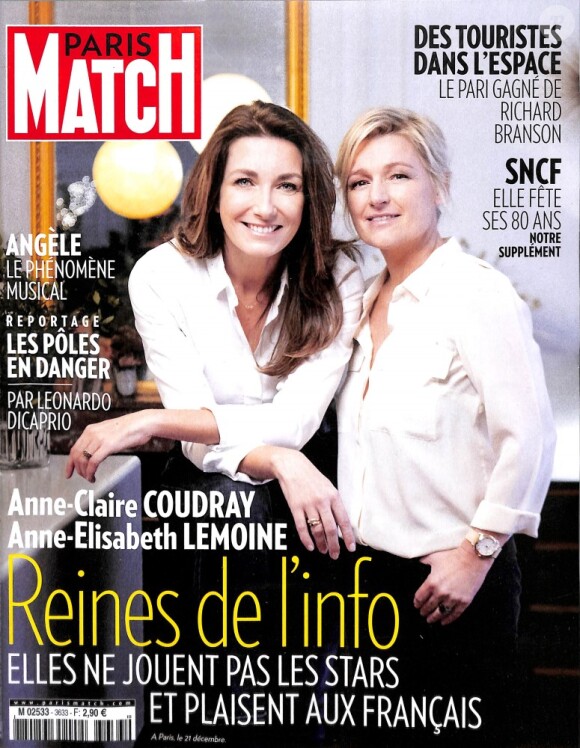 Couverture du magazine "Paris Match", numéro du 26 décembre 2018.