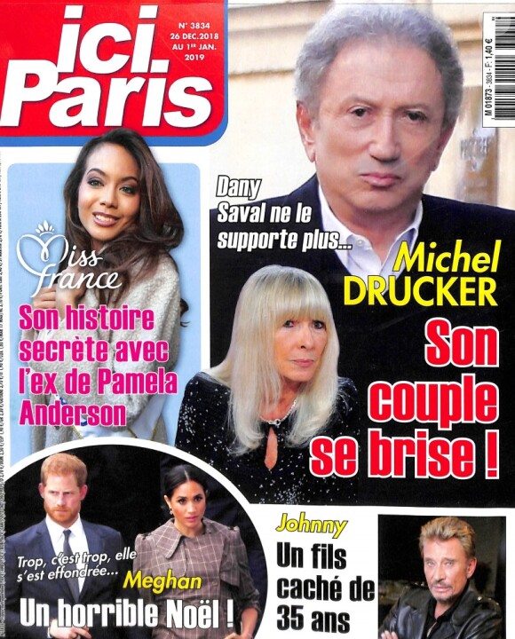 Magazine "Ici Paris", en kiosques le 26 décembre 2018.