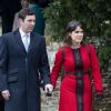 La princesse Eugénie d'York et son mari Jack Brooksbank - La famille royale britannique se rend à la messe de Noël à l'église Sainte-Marie-Madeleine à Sandringham, le 25 décembre 2018.