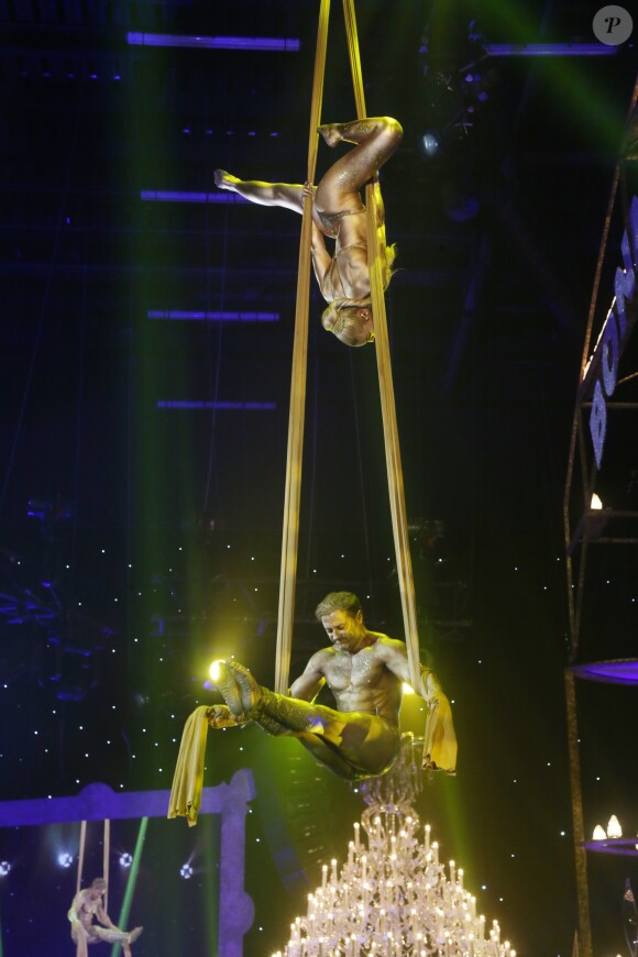 Exclusif - Goldren Dream, Tissu Aerien - Enregistrement de l'émission "Le grand cabaret sur son 31" à La Plaine Saint-Denis le 30 octobre 2018. Diffusion le 31 décembre 2018 sur France 2. © Bahi / Bestimage