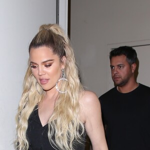 Exclusif - Khloe Kardashian, S. Disick et M. Haqq à la sortie du salon de beauté BCBC Nail Spa à Los Angeles, le 28 novembre 2018