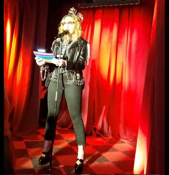 Madonna au Stonewall Inn de New York. Décembre 2018