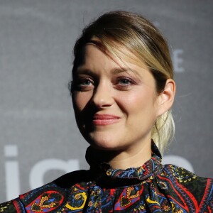 Exclusif - Marion Cotillard est la marraine de la nouvelle voiture 100% électrique de chez Audi, l'Audi e-tron, lors du lancement à Paris. Le 5 octobre 2018 © Denis Guignebourg / BestImage