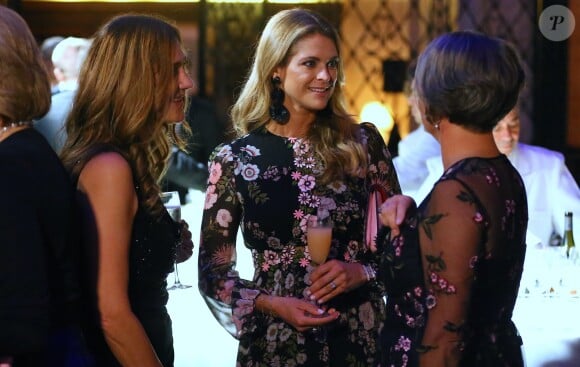 La princesse Madeleine de Suède lors de la soirée de gala de la World Childhood Foundation USA à New York le 3 octobre 2018.