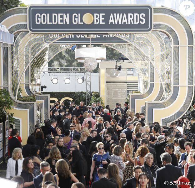 Illustration au photocall de la 76ème cérémonie annuelle des Golden Globe Awards au Beverly Hilton Hotel à Los Angeles, Californie, Etats-Unis, le 6 janvier 2019.