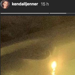 Kendall Jenner montre ses fesses dans sa story Instagram le 6 janvier 2018