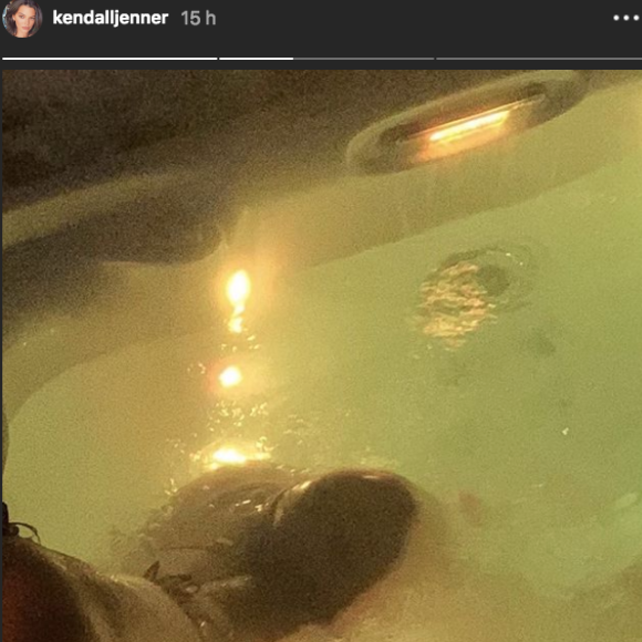 Kendall Jenner montre ses fesses dans sa story Instagram le 6 janvier 2018