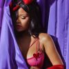 Rihanna vient de publier une photo pour annoncer la future collection de sa marque Savage X Fenty pour la Saint-Valentin  Rihanna has offered a sneak peek at her next Savage X Fenty launch, which is designed especially for the fast approaching Valentine's Day.08/01/2019 - New York
