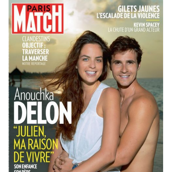 Couverture du magazine "Paris Match" en kiosque le 10 janvier 2018