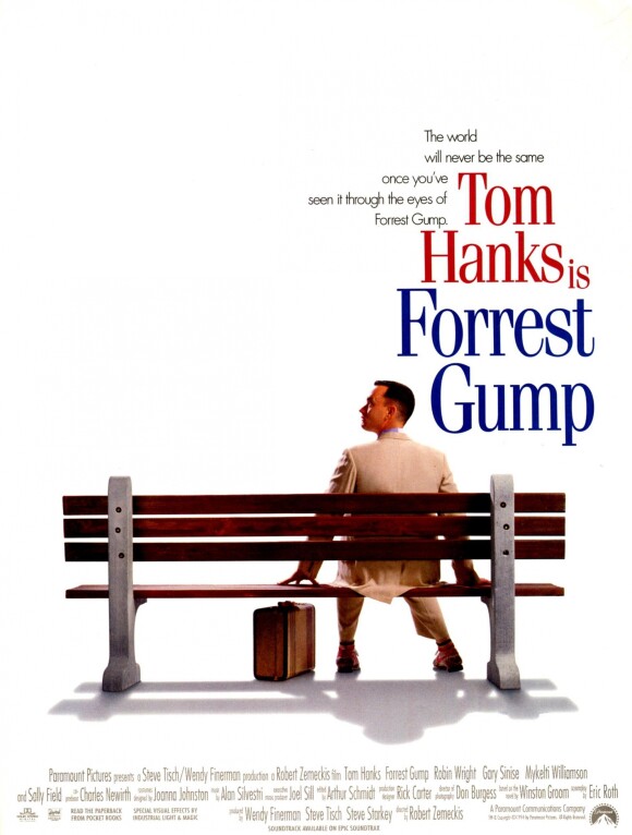 Le film "Forrest Gump" est sorti en 1994.
