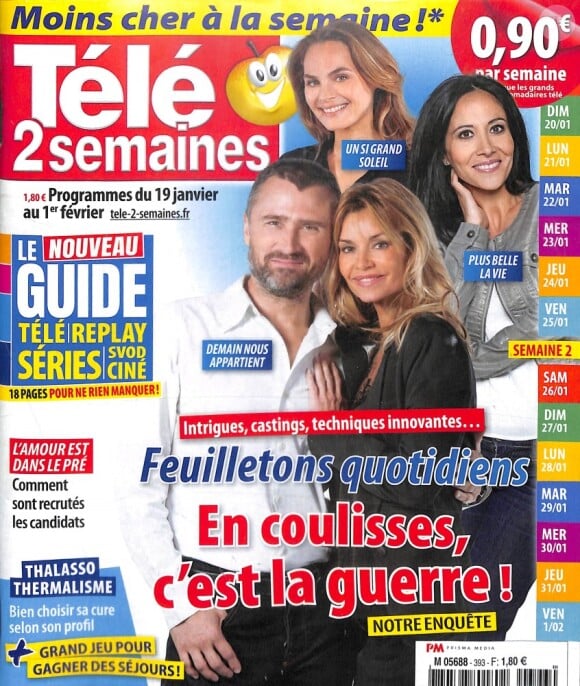 Magazine "Télé 2 semaines" en kiosques le 14 janvier.