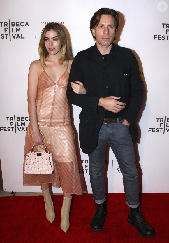 Ewan McGregor et sa fille Clara McGregor - Les célébrités posent lors du photocall de la première de 'Zoe' à l'occasion du festival du film de Tribaca à New York le 21 avril 2018. © Charles Guerin-Morgan Dessalles/BESTIMAGE