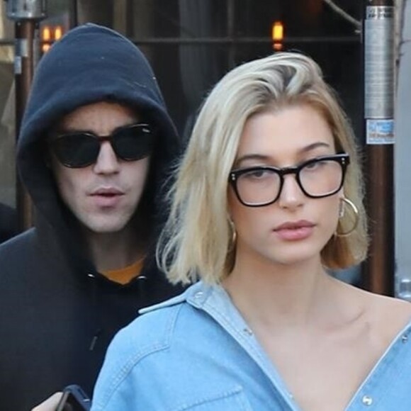 Justin Bieber et sa femme Hailey Baldwin Bieber vont déjeuner au restaurant "Zinque Cafe" à Los Angeles, le 9 janvier 2019.