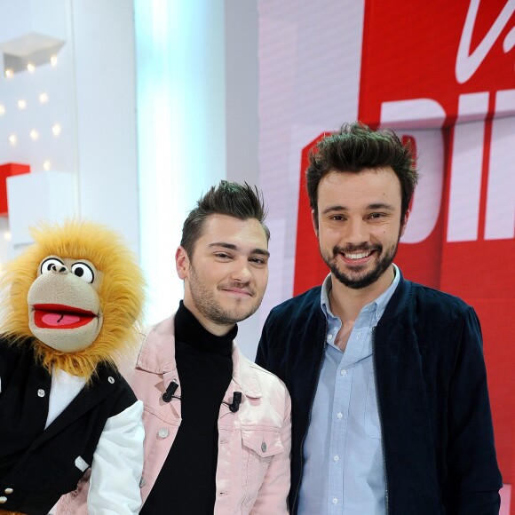 Exclusif - Jeff Panacloc et Tom Villa - Enregistrement de l'émission "Vivement Dimanche" au studio Gabriel, présentée par M.Drucker et diffusée le 20 janvier 2019 sur France 2. Le 19 décembre 2018 © Guillaume Gaffiot / Bestimage