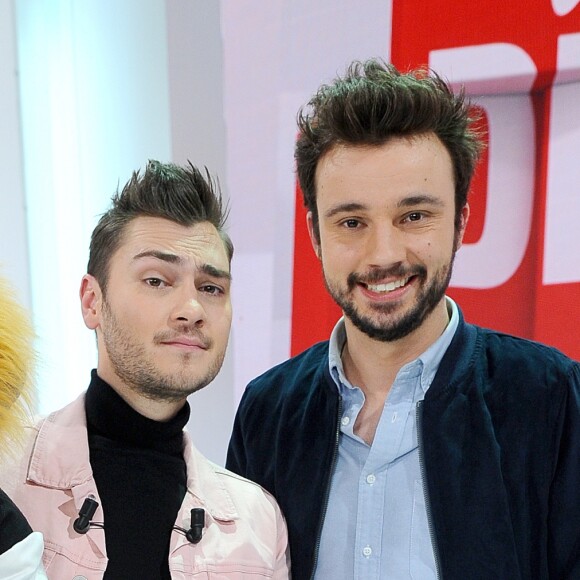 Exclusif - Jeff Panacloc et Tom Villa - Enregistrement de l'émission "Vivement Dimanche" au studio Gabriel, présentée par M.Drucker et diffusée le 20 janvier 2019 sur France 2. Le 19 décembre 2018 © Guillaume Gaffiot / Bestimage