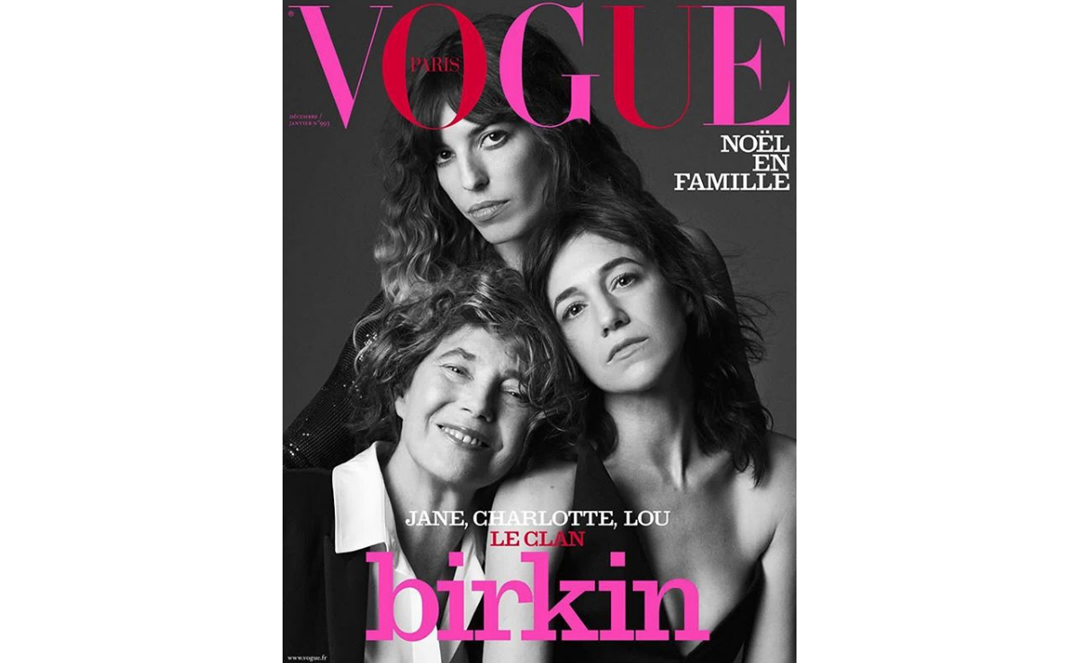 Photo : Couverture du magazine "Vogue Paris" en kiosque le 6 décembre