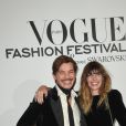Elie Top et Lou Doillon au photocall de la soirée du Vogue Fashion Festival 2018, avec Swarovski, à l'hôtel Potocki, à Paris, France, le 9 novembre 2018. © Coadic Guirec/Bestimage