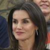 La reine Letizia d'Espagne en audience au palais de la Zarzuela à Madrid le 18 janvier 2019.