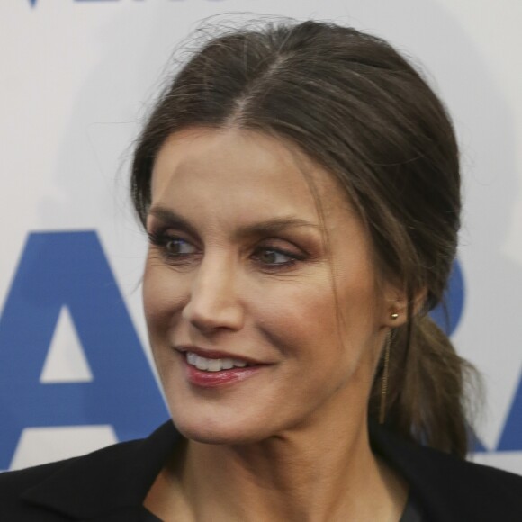 La reine Letizia d'Espagne lors du 20e anniversaire du journal La Razon le 5 novembre 2018 à Madrid.