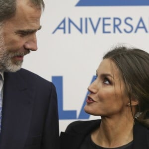 La reine Letizia d'Espagne lors du 20e anniversaire du journal La Razon le 5 novembre 2018 à Madrid.