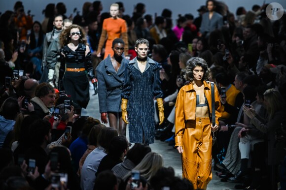 Défilé de mode Acne Studios, collection prêt-à-porter automne-hiver 2019-20 à Paris, le 20 janvier 2019.