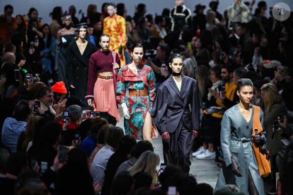 Défilé de mode Acne Studios, collection prêt-à-porter automne-hiver 2019-20 à Paris, le 20 janvier 2019.
