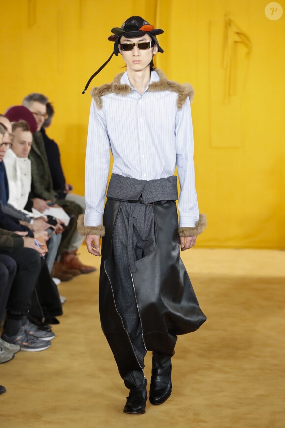 Défilé de mode Loewe collection Automne-Hiver 2019/20 lors de la fashion week Homme à Paris, le 19 janvier 2019.