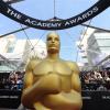 La fameuse statuette des Oscars (photo prise lors de la cérémonie du 26 février 2012)