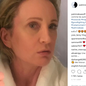 Patricia Kaas se dévoile sans maquillage, au naturel sur Instagram lors d'une virée détente au spa le 23 janvier 2019.