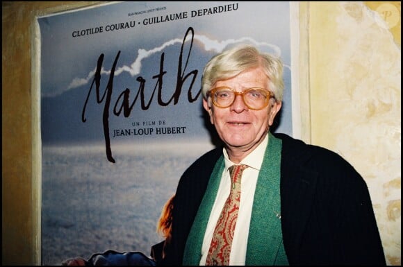 Henry Chapier à la première du film Marthe au Max Linder en octobre 1997.