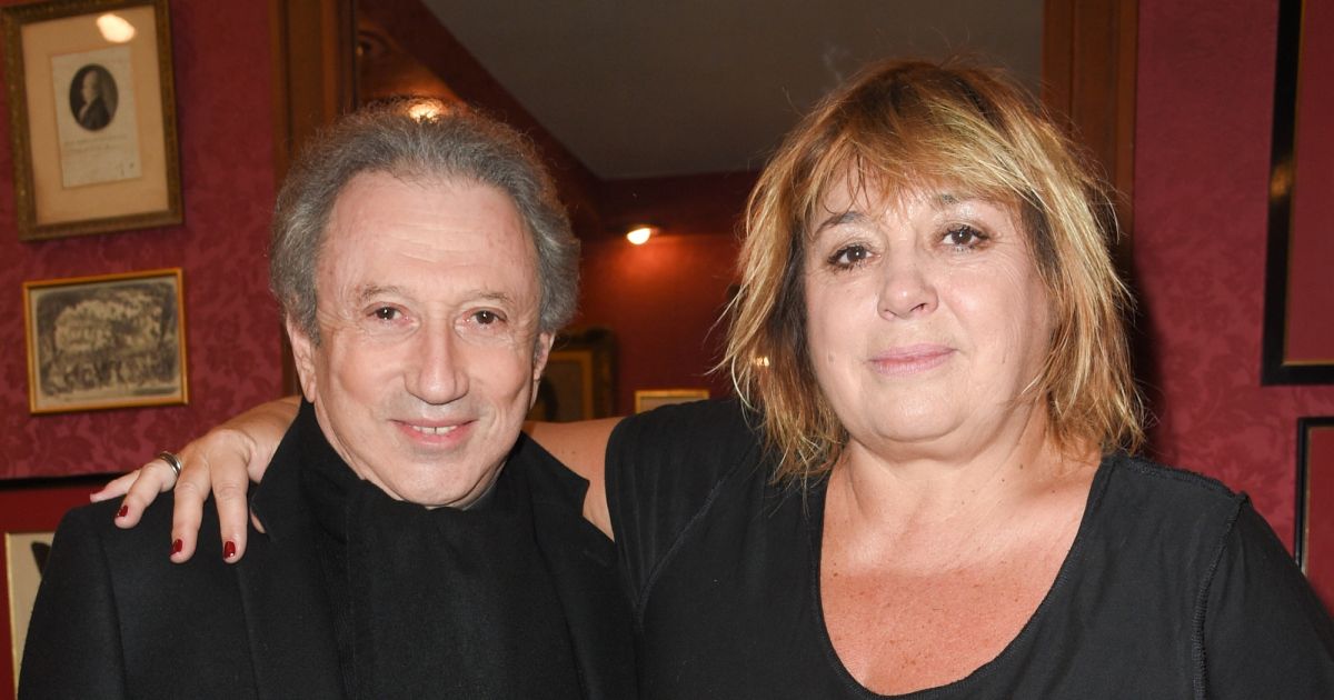 Michele Bernier Et Jean Michel Tinivelli Michel Drucker et Michèle Bernier - People à la générale du woman show
