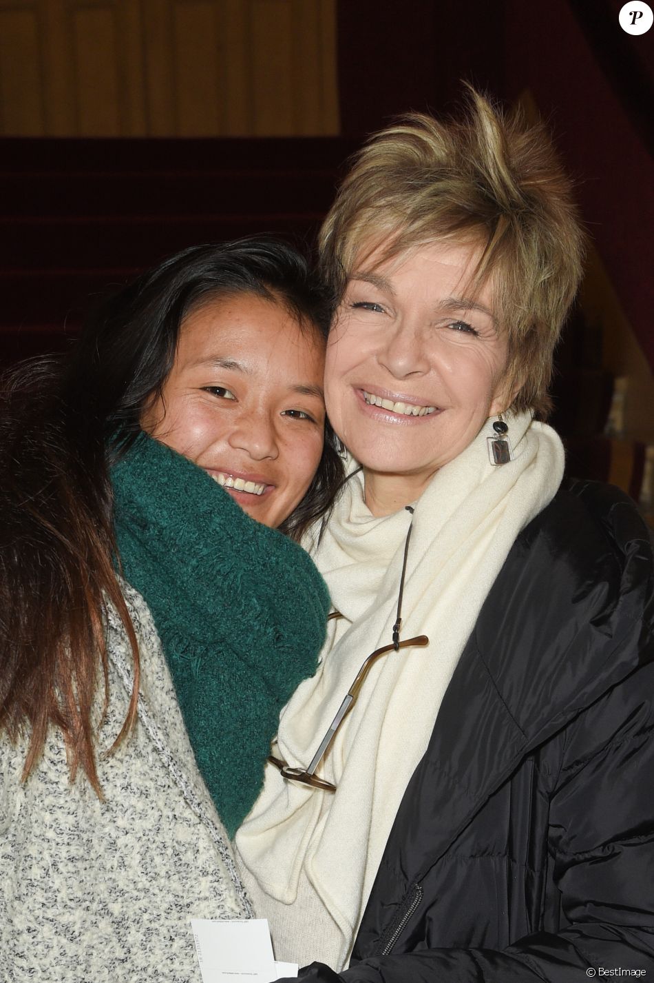 Véronique Jannot et sa fille Migmar Jannot People à la générale du