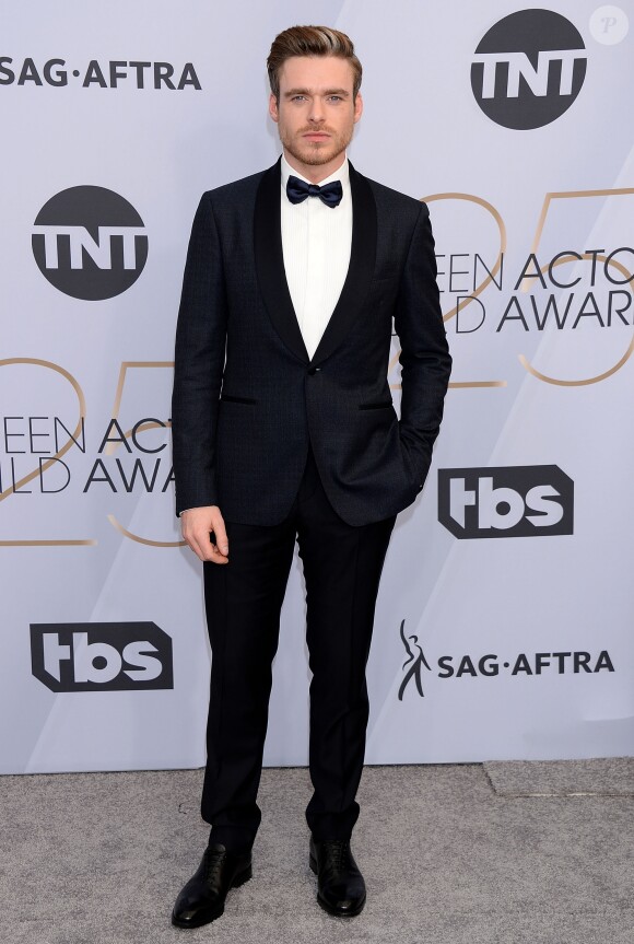 Richard Madden - Photocall - 25ème cérémonie annuelle des Screen Actors Guild Awards au Shrine Audritorium à Los Angeles, le 27 janvier 2019.
