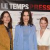 Virginie Ledoyen, Juliette Binoche et Mélanie Thierry - Cérémonie d'ouverture du 8ème festival "Le Temps Presse" au cinéma Publicis à Paris, le 29 janvier 2019. © Coadic Guirec/Bestimage