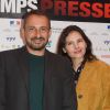 Safy Nebbou et Virginie Ledoyen - Cérémonie d'ouverture du 8ème festival "Le Temps Presse" au cinéma Publicis à Paris, le 29 janvier 2019. © Coadic Guirec/Bestimage