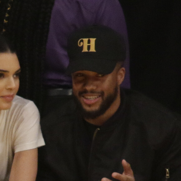 Kendall Jenner assiste au match de basket entre les Philadelphia 76ers et les Los Angeles Lakers au Staples Center. Los Angeles, le 30 janvier 2019.