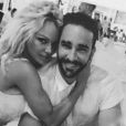 Pamela Anderson publie une photo d'elle et Adil Rami sur Instagram le 27 septembre 2018.
