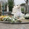 Obsèques de Michel Legrand - Arrivées au cimetière du Père Lachaise à Paris le 1er février 2019