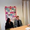 Le prince Harry, duc de Sussex, et Meghan Markle, duchesse de Sussex, enceinte (robe Oscar de la Renta) visitent le centre One25 une organisation caritative spécialisée dans l'aide aux femmes prostituées. Bristol le 1er février, 2019