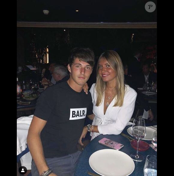 Dylan Deschamps avec sa compagne Mathilde. Photo publiée sur Instagram le 16 septembre 2018.