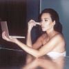 Kim Kardashian pour KKW BEAUTY. Novembre 2017.