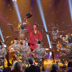 Exclusif - Cirque du Soleil Troupe Monocycle (Chine) - Enregistrement de l'émission "Le plus grand cabaret du monde" présentée par P.Sébastien et diffusée le 9 février 2019 sur France 2. Le 9 octobre 2018 © Giancarlo Gorassini / Bestimage
