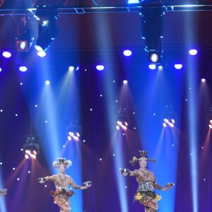 Exclusif - Cirque du Soleil Troupe Monocycle (Chine) - Enregistrement de l'émission "Le plus grand cabaret du monde" présentée par P.Sébastien et diffusée le 9 février 2019 sur France 2. Le 9 octobre 2018 © Giancarlo Gorassini / Bestimages