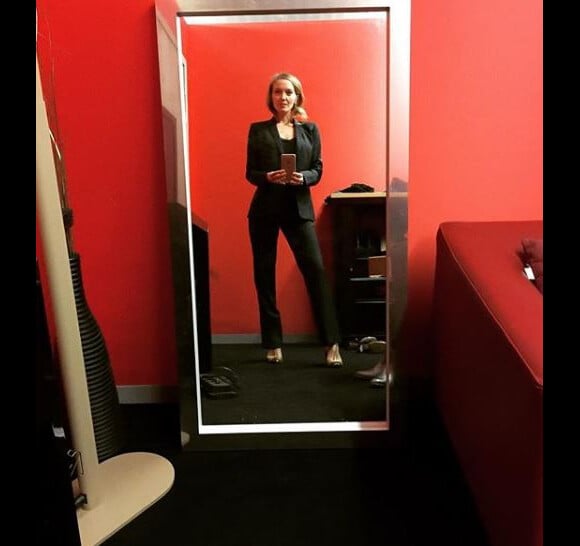 Maya Lauqué dans les coulisses de "La Quotidienne" - Instagram, 6 février 2019