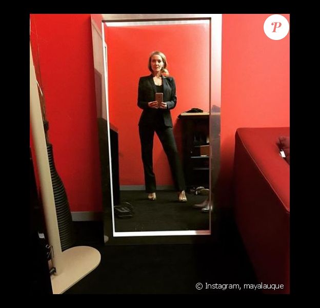 Maya Lauqué dans les coulisses de "La Quotidienne" - Instagram, 6 février 2019