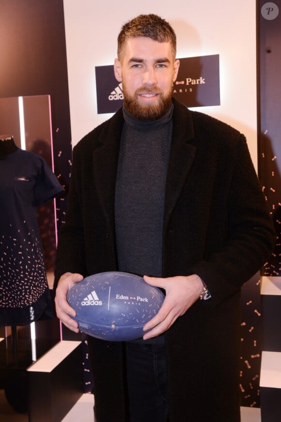 Luka Karabatic - Soirée de lancement de la collection capsule "Adidas x Eden Park" à Paris, France, le 15 février 2018. © Rachid Bellak/Bestimage