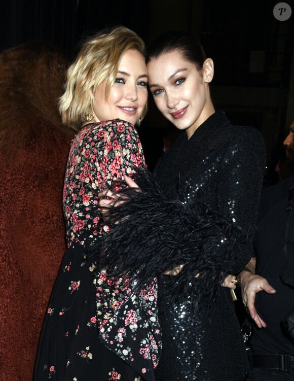 Kate Hudson et Bella Hadid au défilé de mode Michael Kors Collection automne hiver 2019/2020 lors de la fashion week de New York le 13 février 2019.