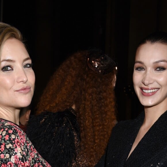 Kate Hudson et Bella Hadid au défilé de mode Michael Kors Collection automne hiver 2019/2020 lors de la fashion week de New York le 13 février 2019.